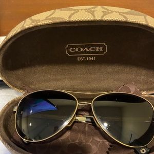Authentic coach aviators